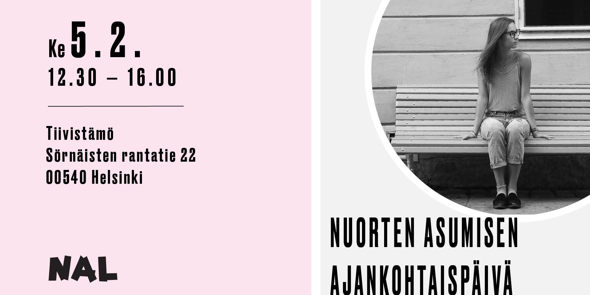 Asumisen ajankohtaispäivä keskiviikkona 5.2. 12.30-16.00 Tiivistämössä osoitteessa Sörnäisten rantatie 22